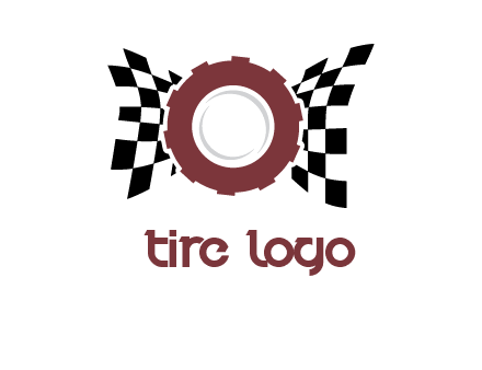 gear incorporated with racing flag logo