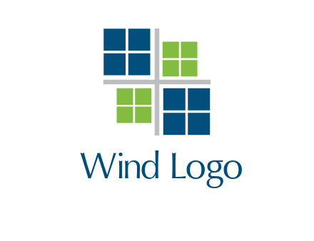 abstract windows logo