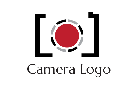 abstract camera logo