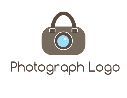 camera lens merged with beg logo