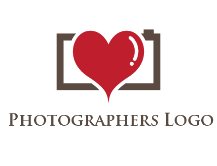 camera with heart logo