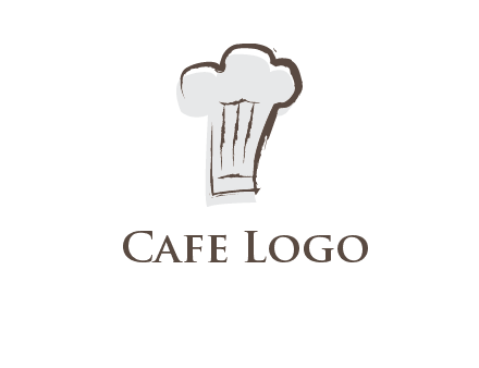 abstract chef cap icon