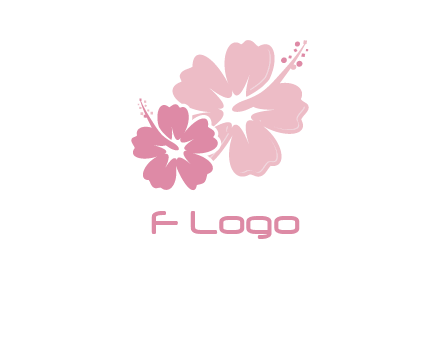 hibiscus flowers logo