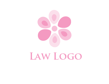 abstract flower logo