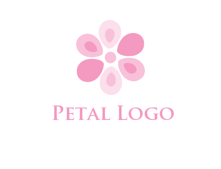 abstract flower logo