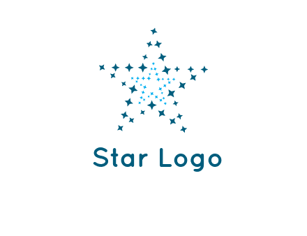 abstract stars logo