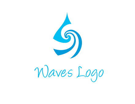 water drop cleaning logo