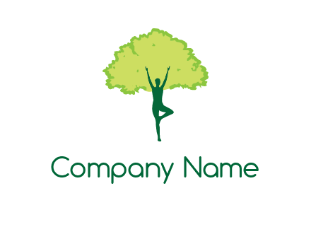 person with tree logo