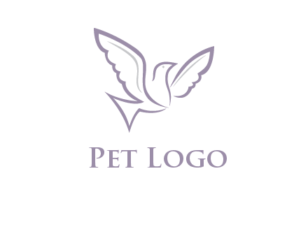 abstract bird logo