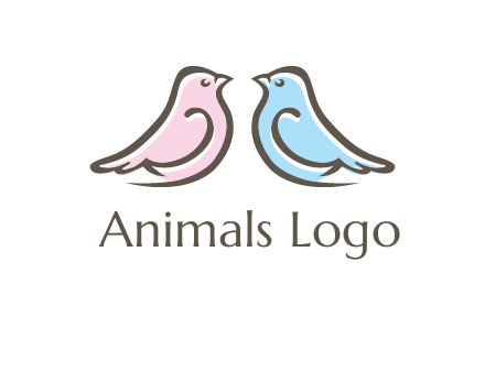 abstract birds logo