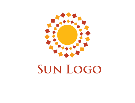 squares around the sun logo