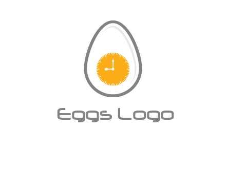 clock in the egg logo