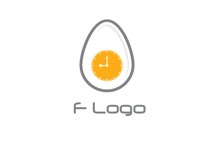 clock in the egg logo