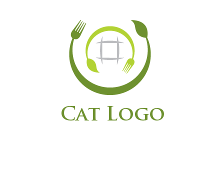 leaf and fork logo