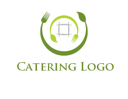 leaf and fork logo