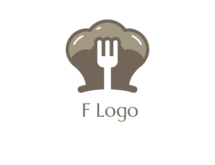 fork in chef hat logo