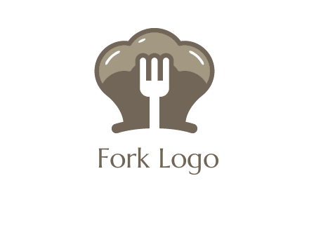 fork in chef hat logo