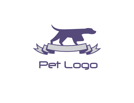 dog pointing logo