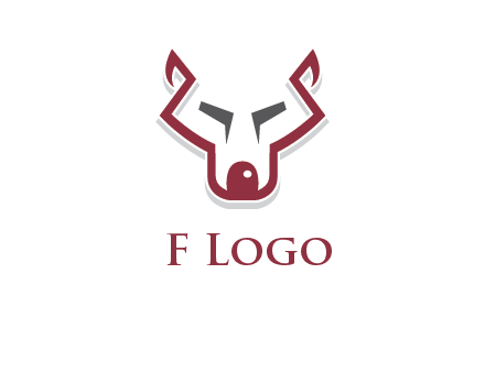 wolf face outline logo