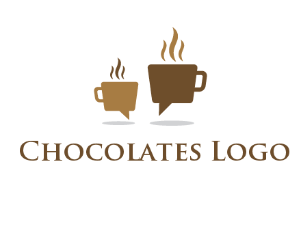 coffee speech bubble logo