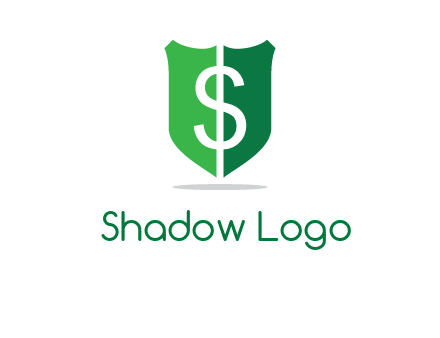 dollar sign in shield logo