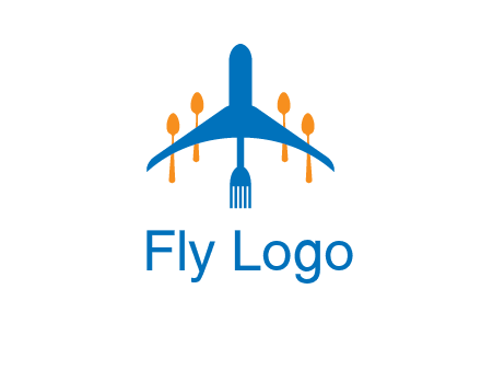 fork spoon plane travel & hospitality logo