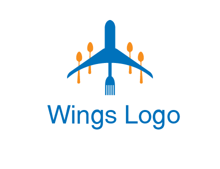 fork spoon plane travel & hospitality logo