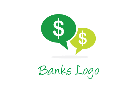 dollar sign in speech bubble icon