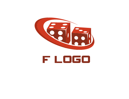 dices with swoosh logo