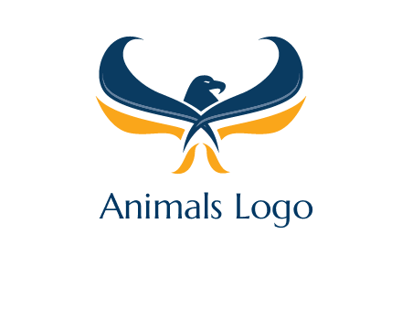 abstract eagle logo