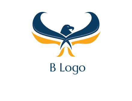 abstract eagle logo