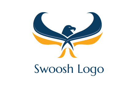 abstract eagle logo