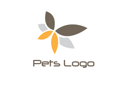 butterfly flower logo