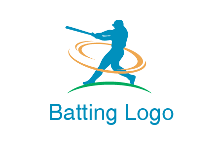 batsman sports logo