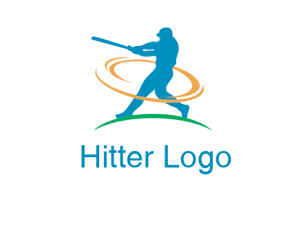 batsman sports logo