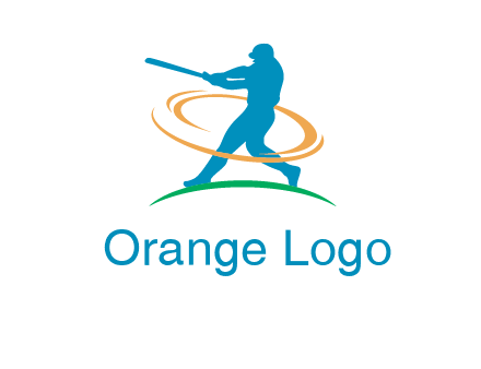 batsman sports logo