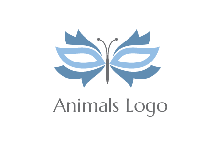 butterfly mask logo