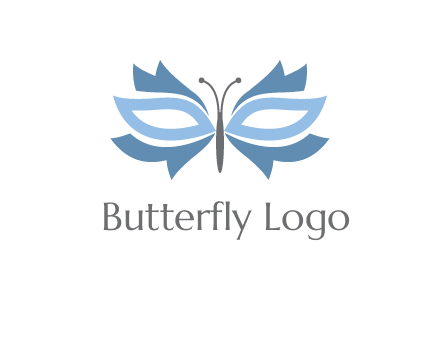 butterfly mask logo