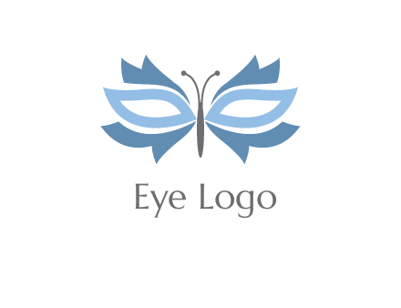 butterfly mask logo