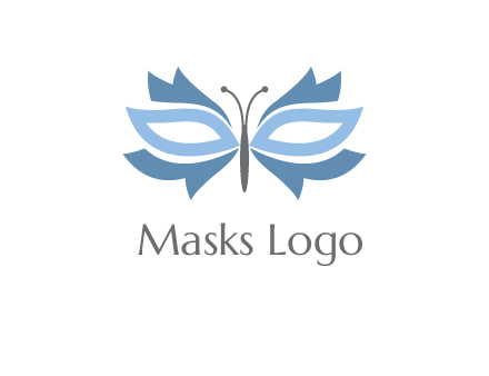 butterfly mask logo