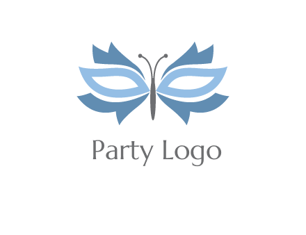 butterfly mask logo