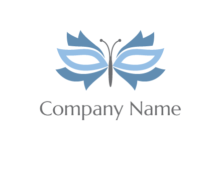 butterfly mask logo