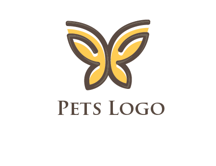 butterfly outline logo