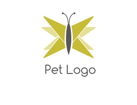 abstract moth logo