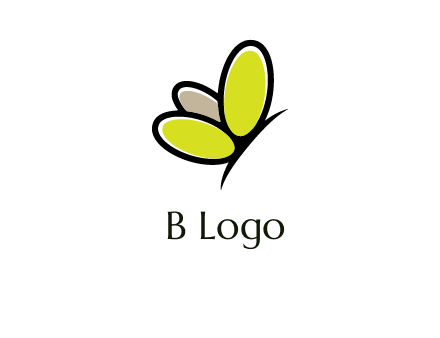 nails butterfly logo