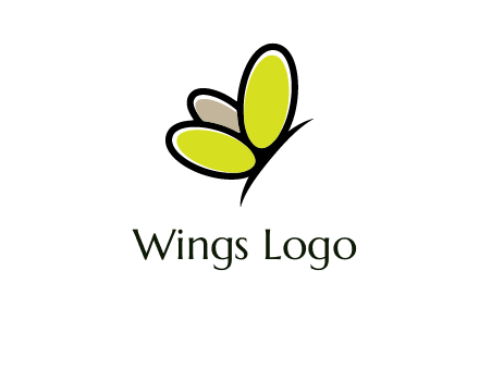 nails butterfly logo