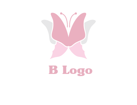 abstract butterfly logo