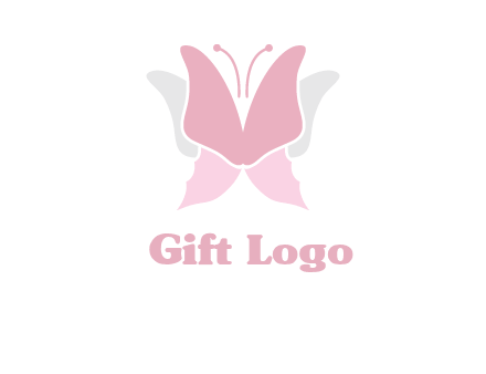 abstract butterfly logo