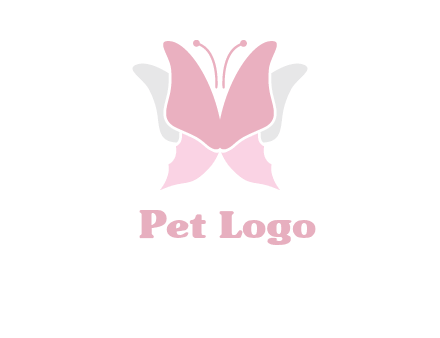 abstract butterfly logo