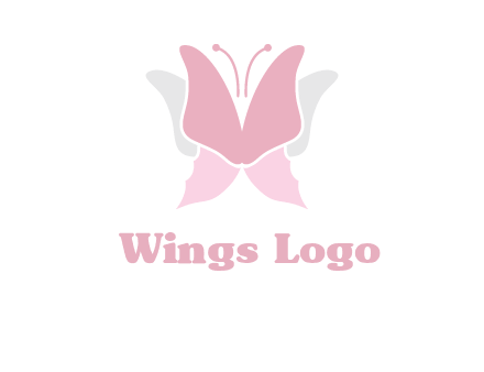 abstract butterfly logo